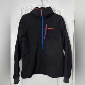EUC Patagonia Nano Air Light Hoodie Black Large
